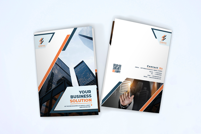 bifold-business-brochure-template