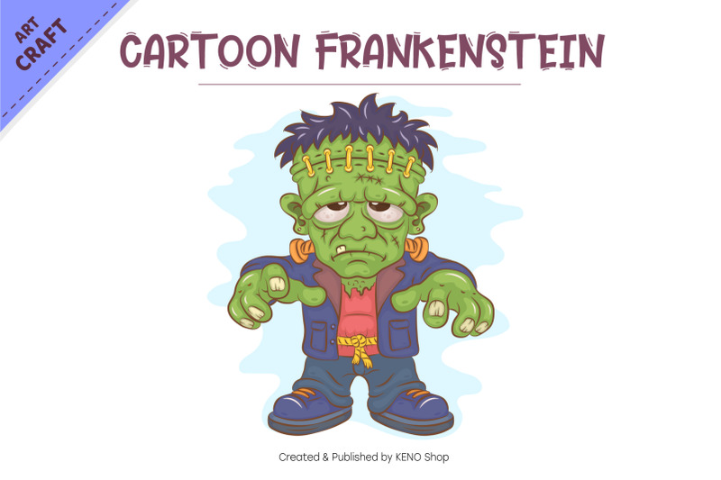 cartoon-frankenstein-crafting-sublimation