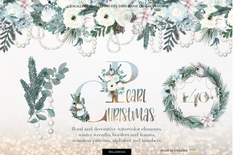 pearl-christmas-floral-collection