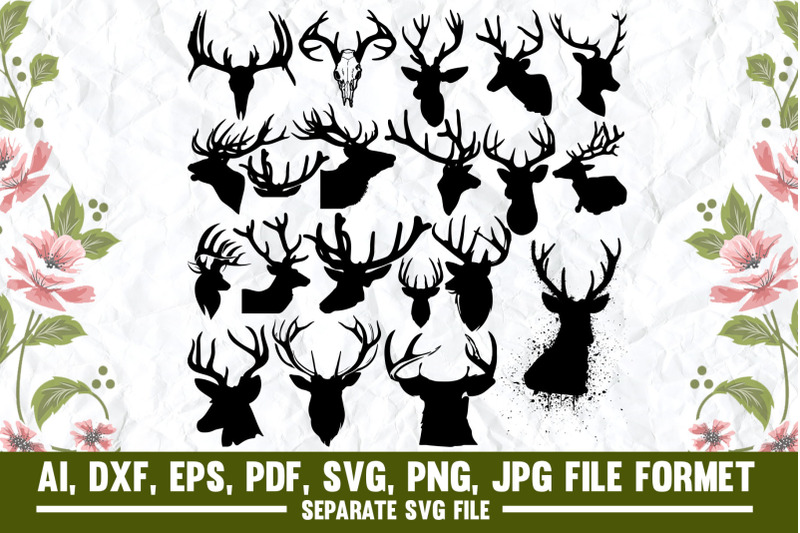 deer-head-deer-hunting-animal-stag-deer-hunting-hunter-forest