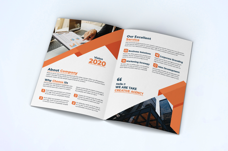 bifold-business-brochure-template