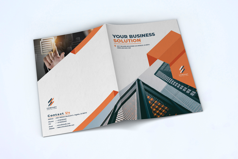 bifold-business-brochure-template