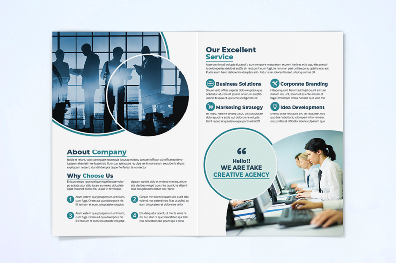 bifold-business-brochure-template