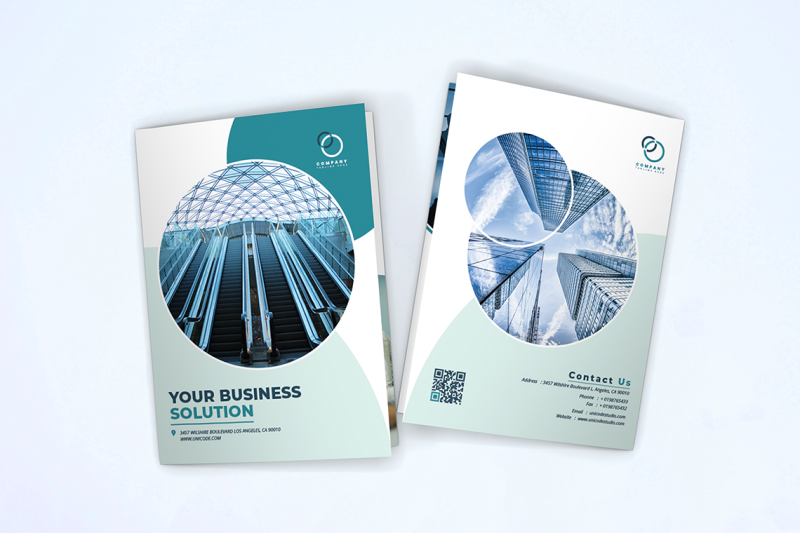 bifold-business-brochure-template