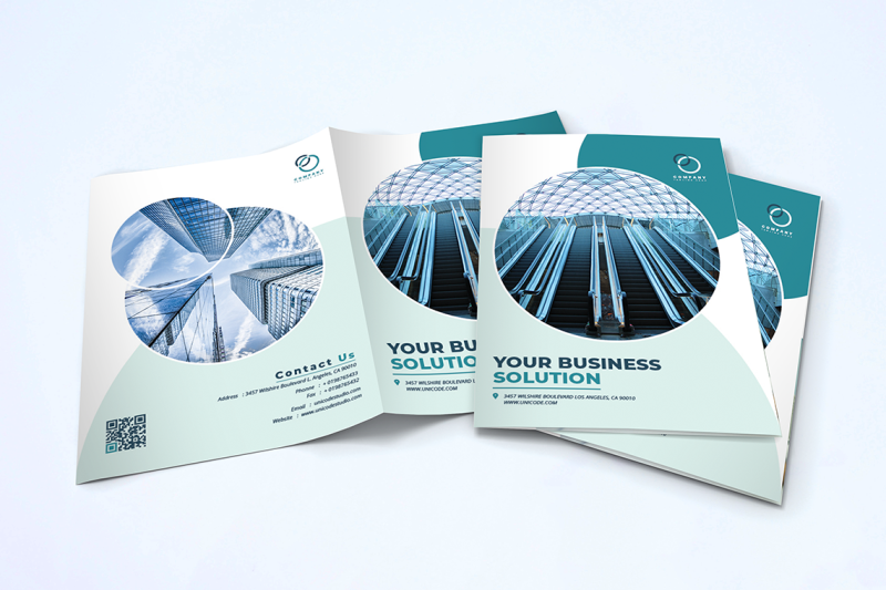 bifold-business-brochure-template