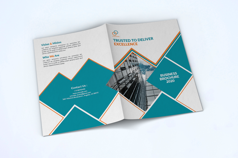 bifold-business-brochure-template