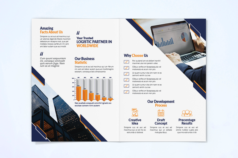 bifold-business-brochure-template