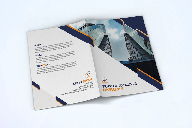 bifold-business-brochure-template