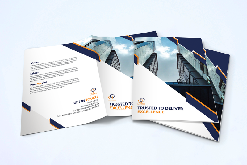 bifold-business-brochure-template