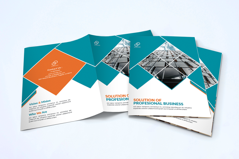 bifold-business-brochure-template