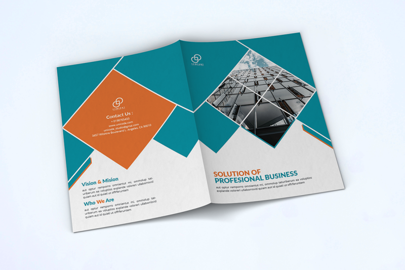 bifold-business-brochure-template