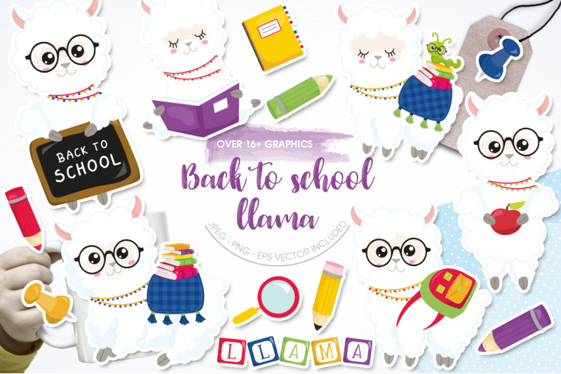 back-to-school-llama