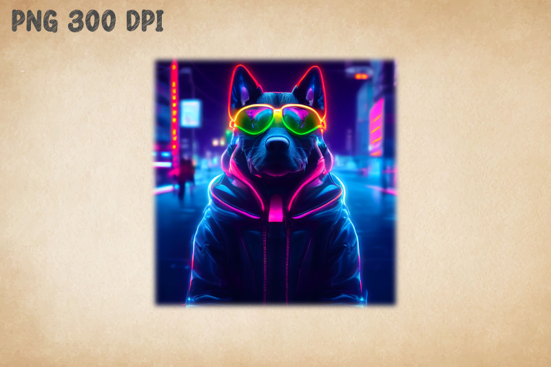 cyberpunk-dog