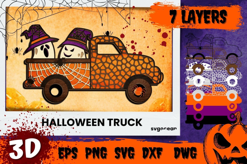 3d-halloween-truck-svg-layered-cut-files-mandala