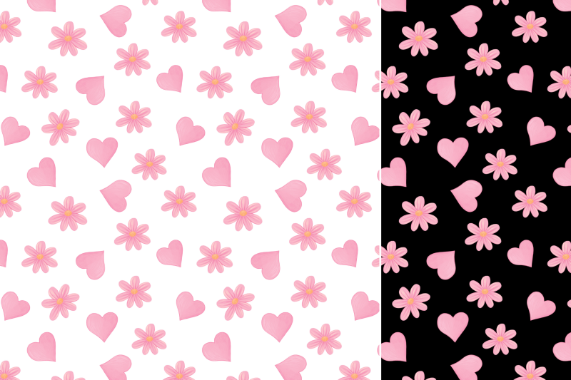 valentines-seamless-patterns