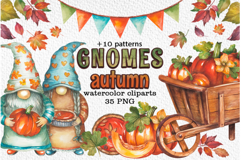 watercolor-gnomes-autumn