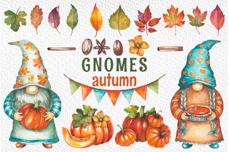 watercolor-gnomes-autumn