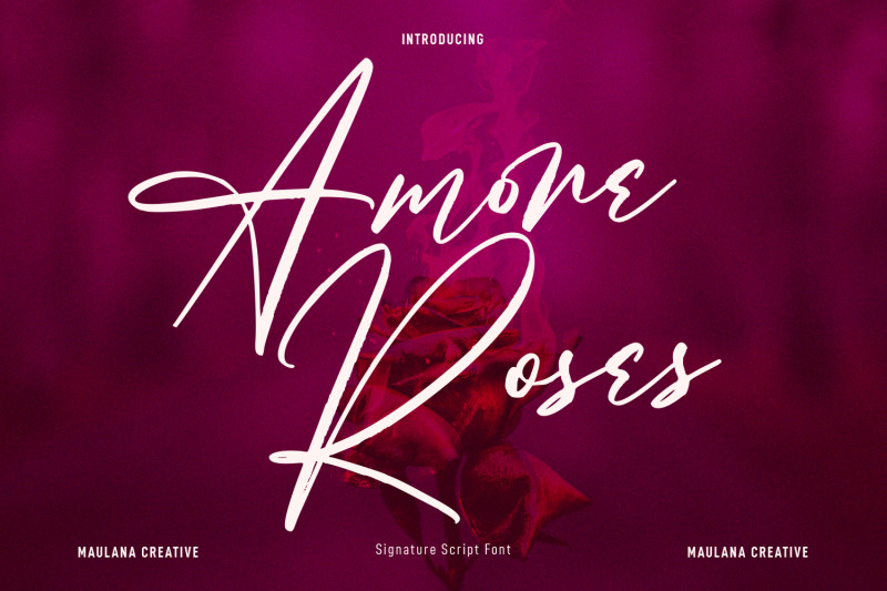 amore-roses-signature-script-font