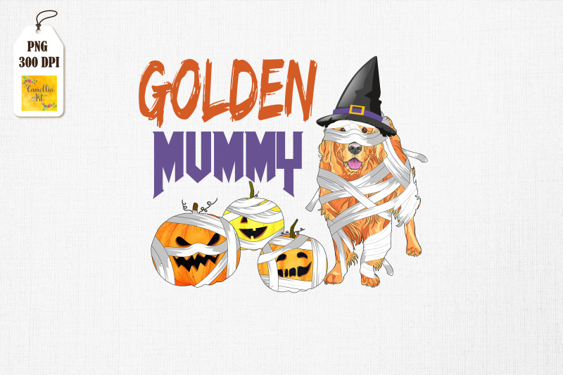 halloween-mummy-golden-retriever