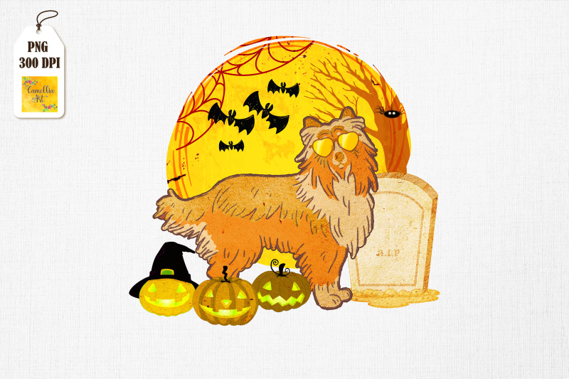 rough-collie-dog-halloween-gift