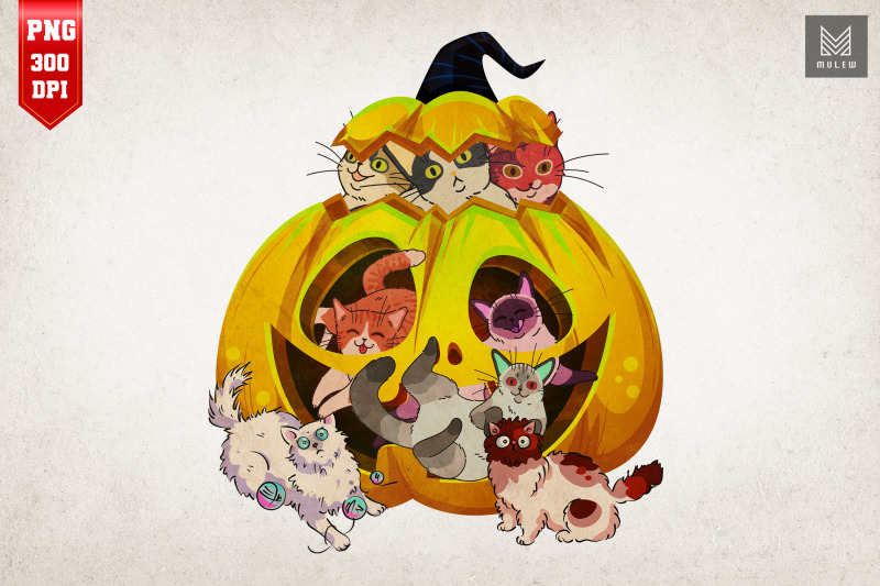 cats-in-pumpkin-halloween-jack-o-lantern