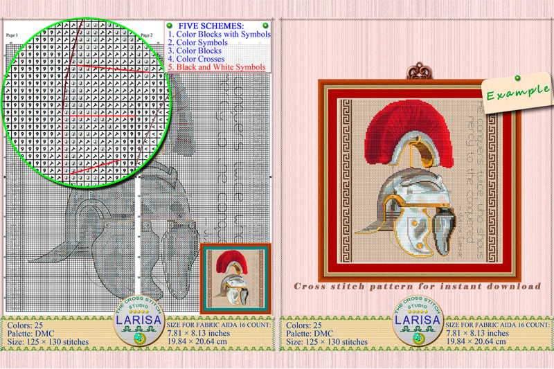 helmet-cross-stitch-pattern-roman-centurion-helmet