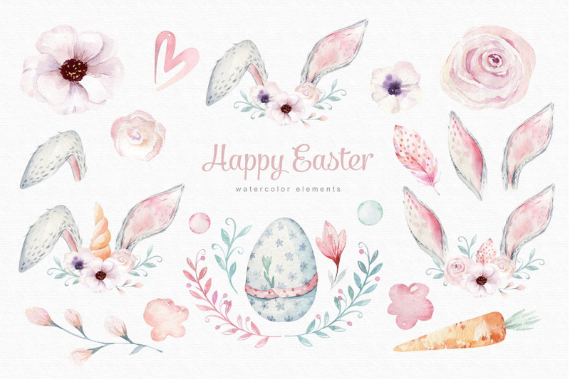 watercolor-happy-easter-qoutes-overlays-lettering-patterns-clipart