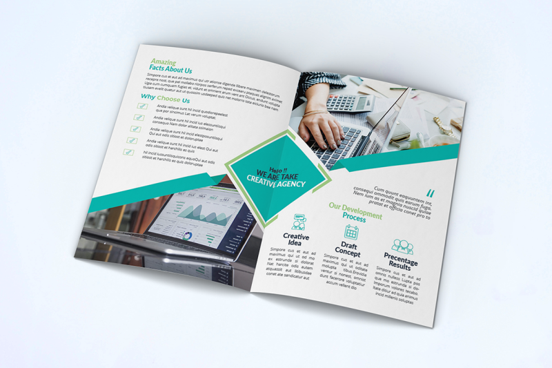 bifold-business-brochure-template