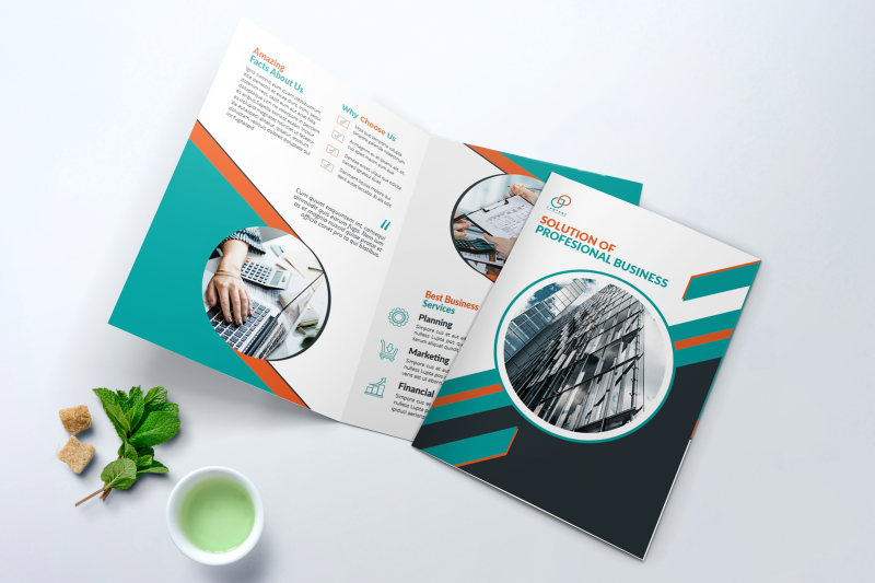 bifold-business-brochure-template