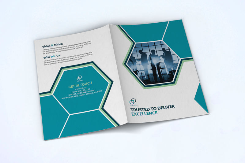 bifold-business-brochure-template