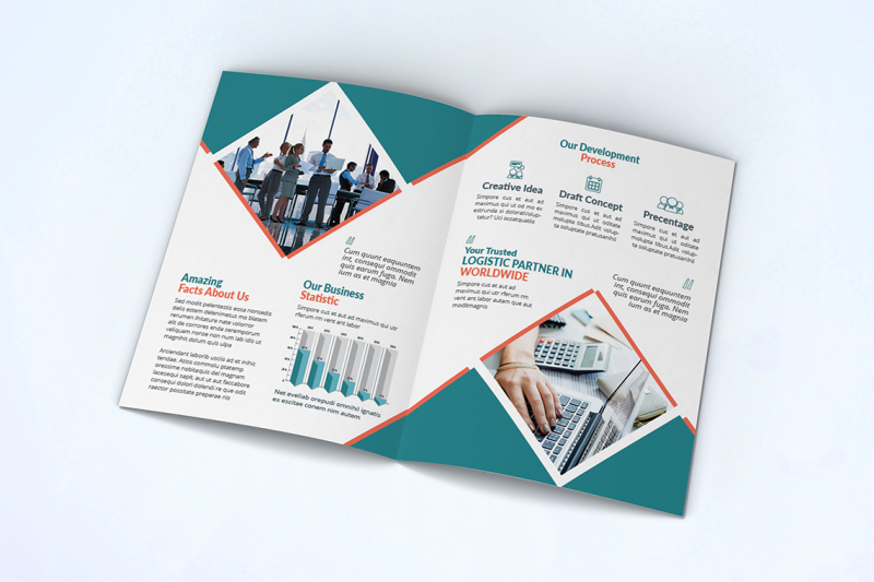 bifold-business-brochure-template