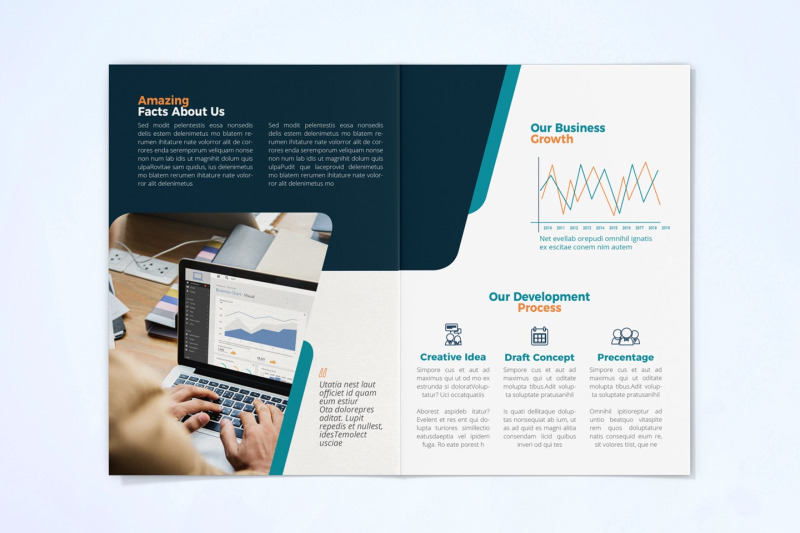 bifold-business-brochure-template