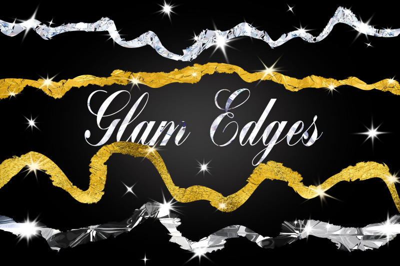 glam-edges-silver-and-gold-ripped-edges