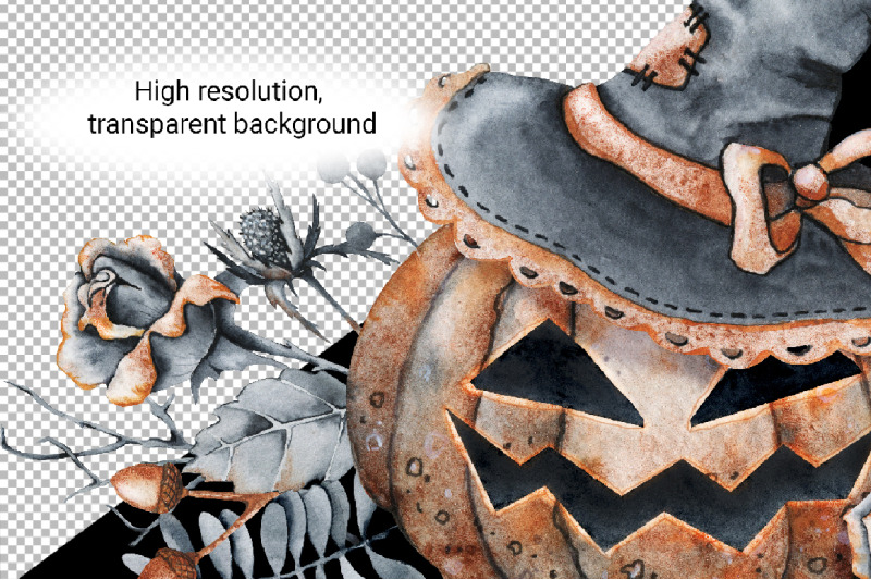 happy-halloween-watercolor-clipart-digital-paper-seamless-pattern