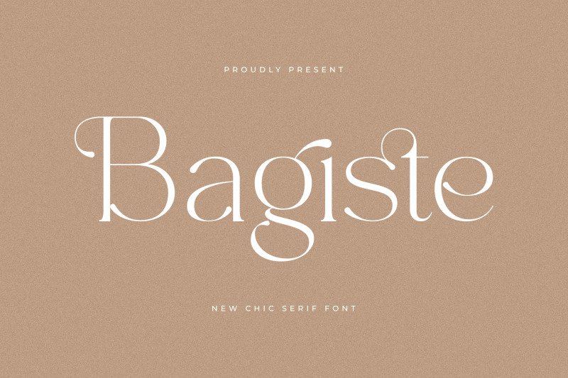 bagiste-typeface