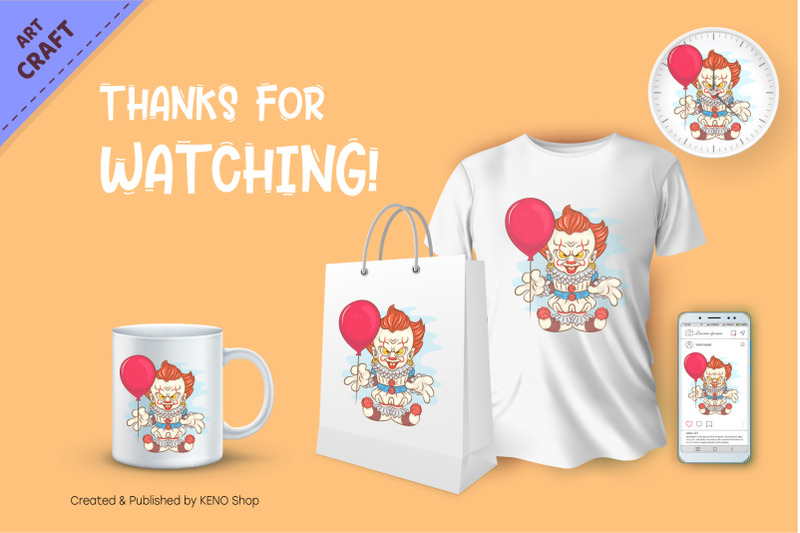 cartoon-pennywise-crafting-sublimation