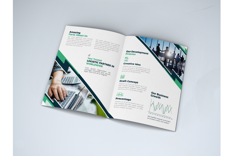 bifold-business-brochure-template