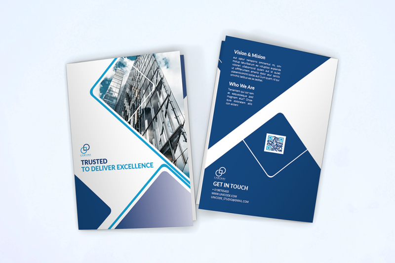 bifold-business-brochure-template