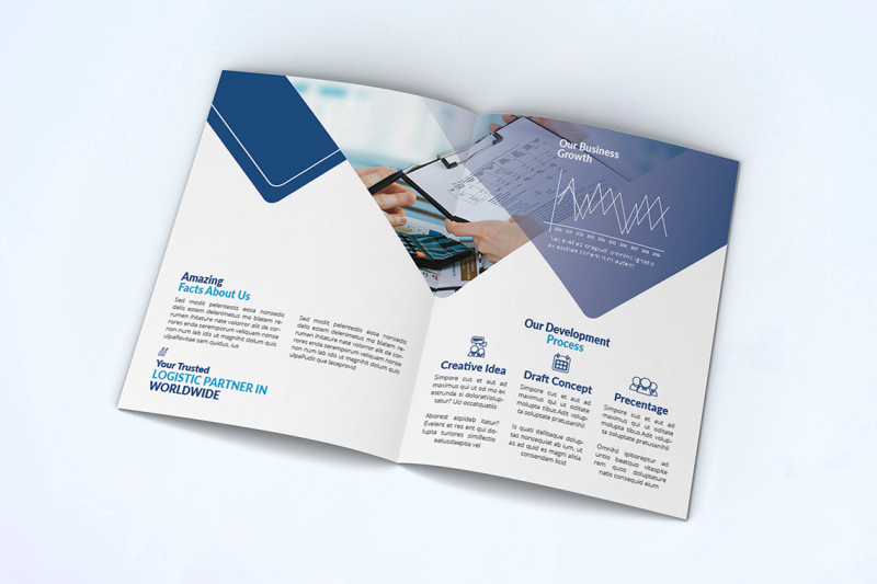 bifold-business-brochure-template