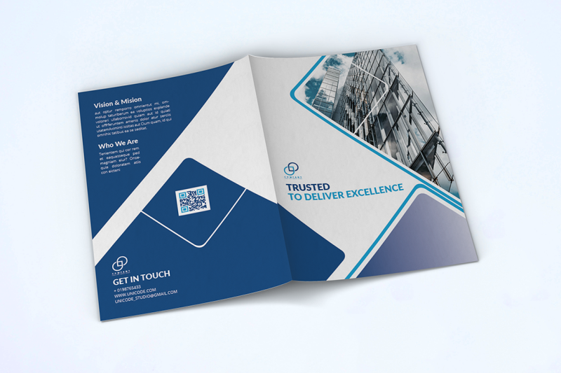 bifold-business-brochure-template