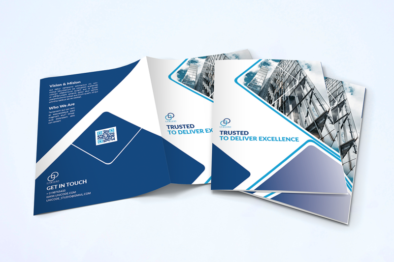 bifold-business-brochure-template