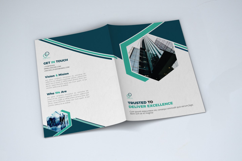 bifold-business-brochure-template