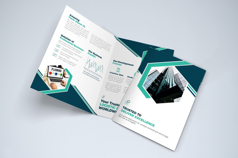 bifold-business-brochure-template