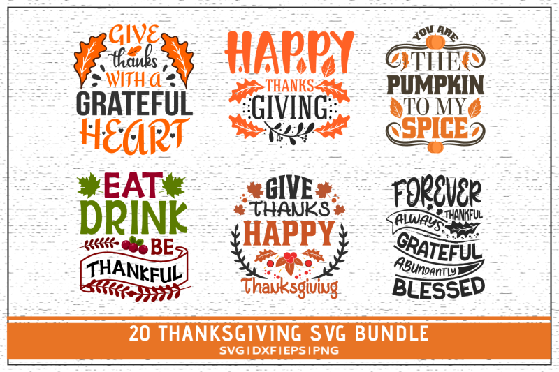 thanksgiving-typographic-svg-bundle