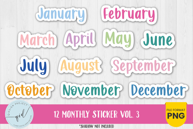 12-monthly-sticker-vol-3-schedule-stickers