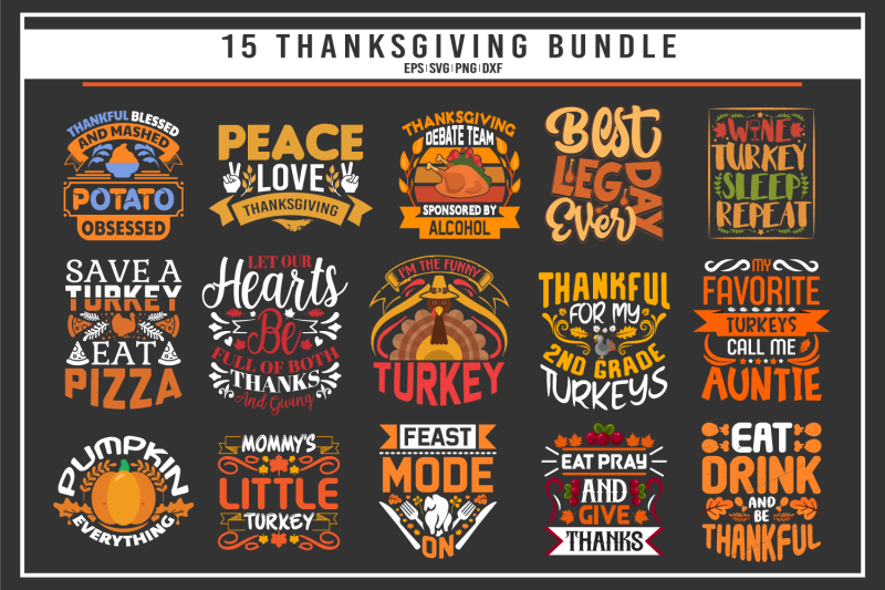 15-thanksgiving-typographic-quotes-design-bundle