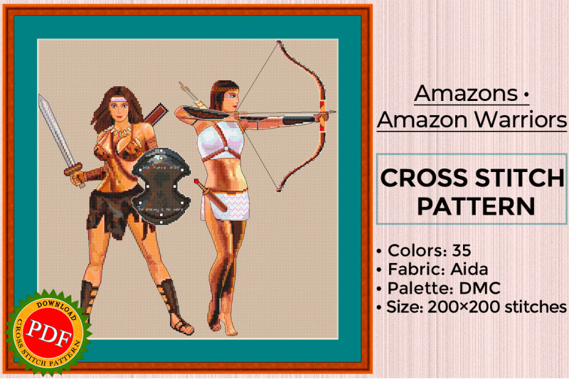 amazon-warriors-cross-stitch-pattern-amazons