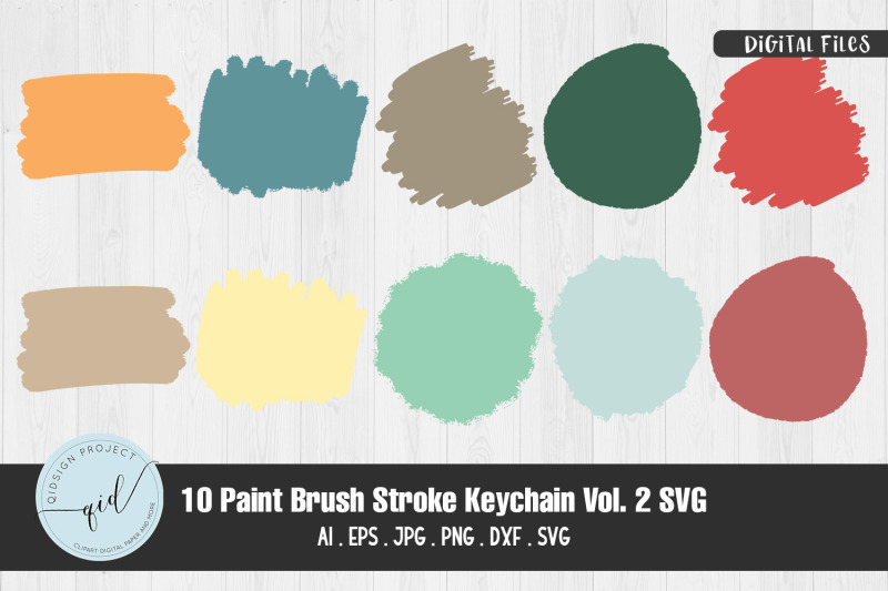 paint-brush-stroke-keychain-vol-2-svg-10-variations