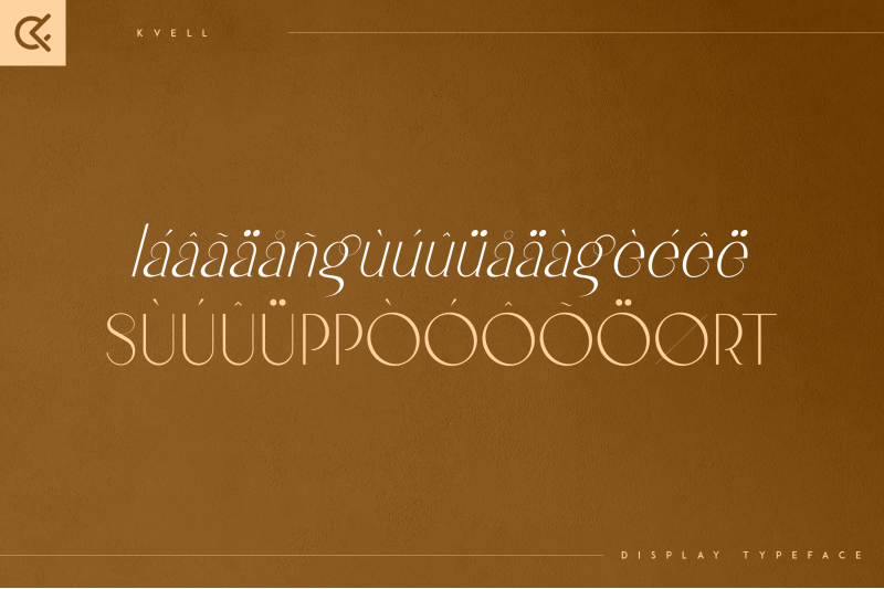 kvell-elegant-display-typeface