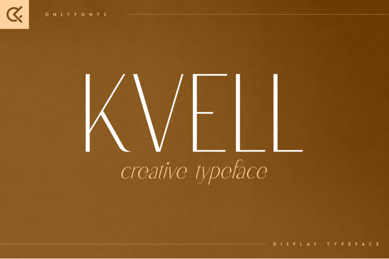 kvell-elegant-display-typeface